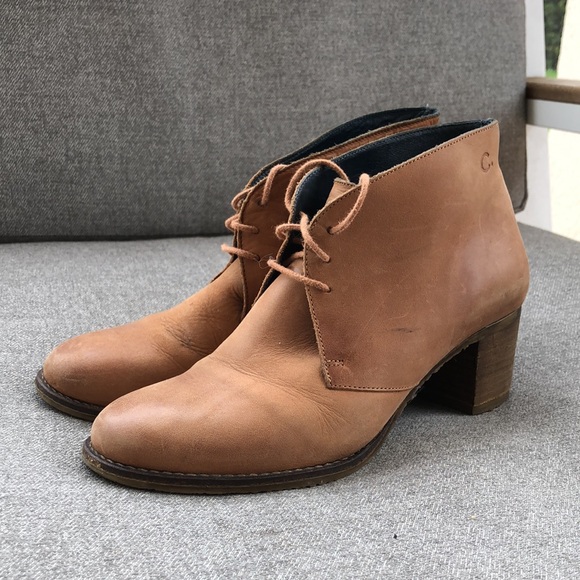 Like new! - CREEKS Genuine Leather Lace Up Booties - Picture 4 of 12